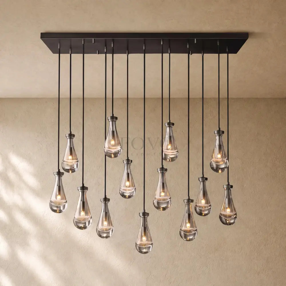 Raining Lighting Rectangular Chandelier