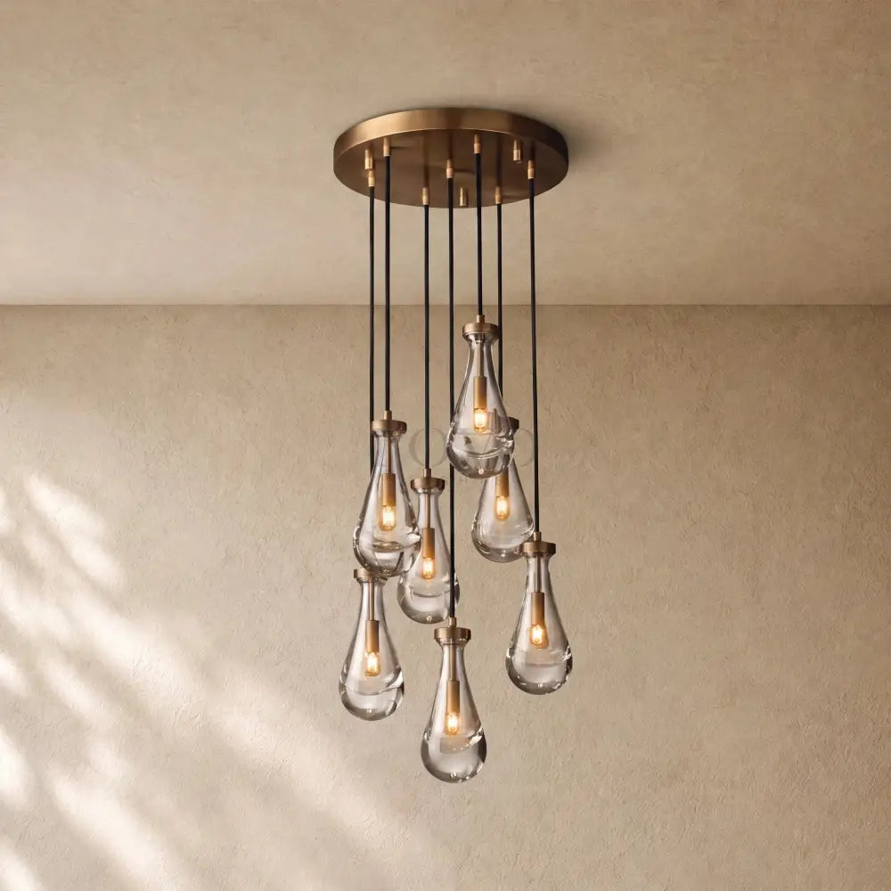 Raining Lighting Round Chandelier