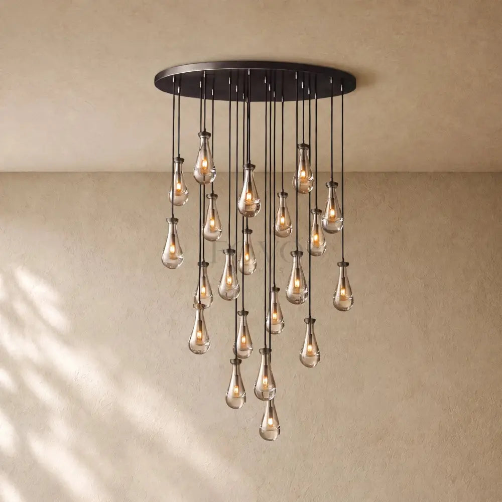 Raining Lighting Round Chandelier
