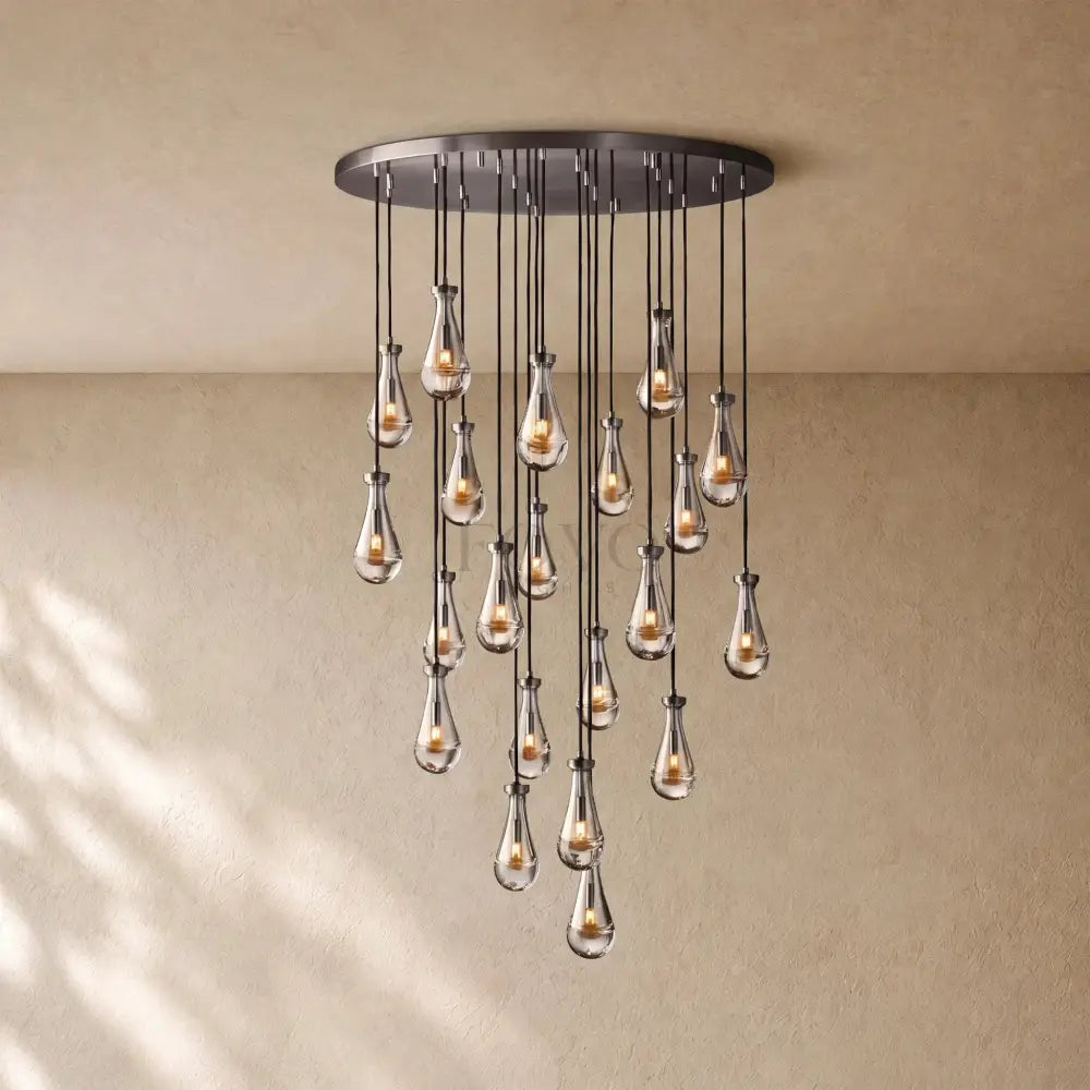 Raining Lighting Round Chandelier