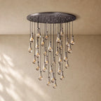 Raining Lighting Round Chandelier