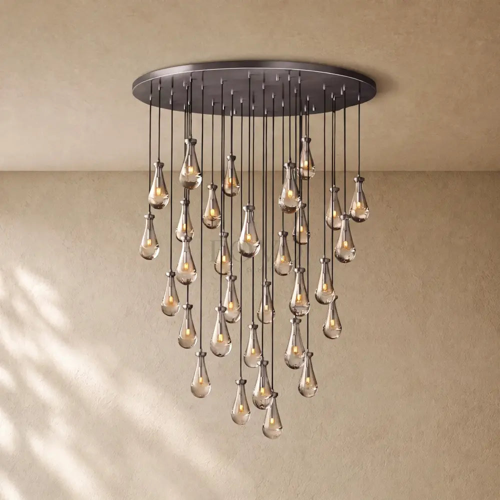 Raining Lighting Round Chandelier