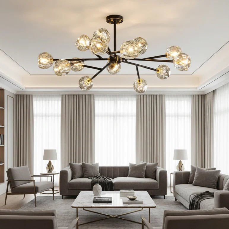 Rama Black Branch Chandelier - fovolighting