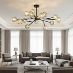 Rama Black Branch Chandelier - fovolighting