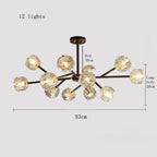 Rama Black Branch Chandelier - fovolighting