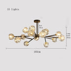 Rama Black Branch Chandelier - fovolighting