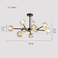 Rama Black Branch Chandelier - fovolighting
