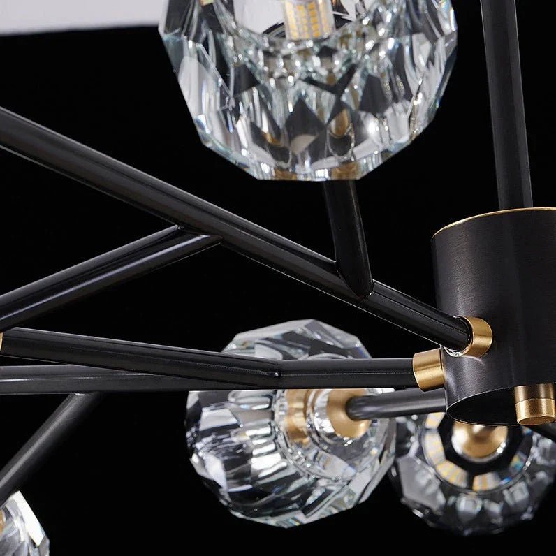 Rama Black Branch Chandelier - fovolighting