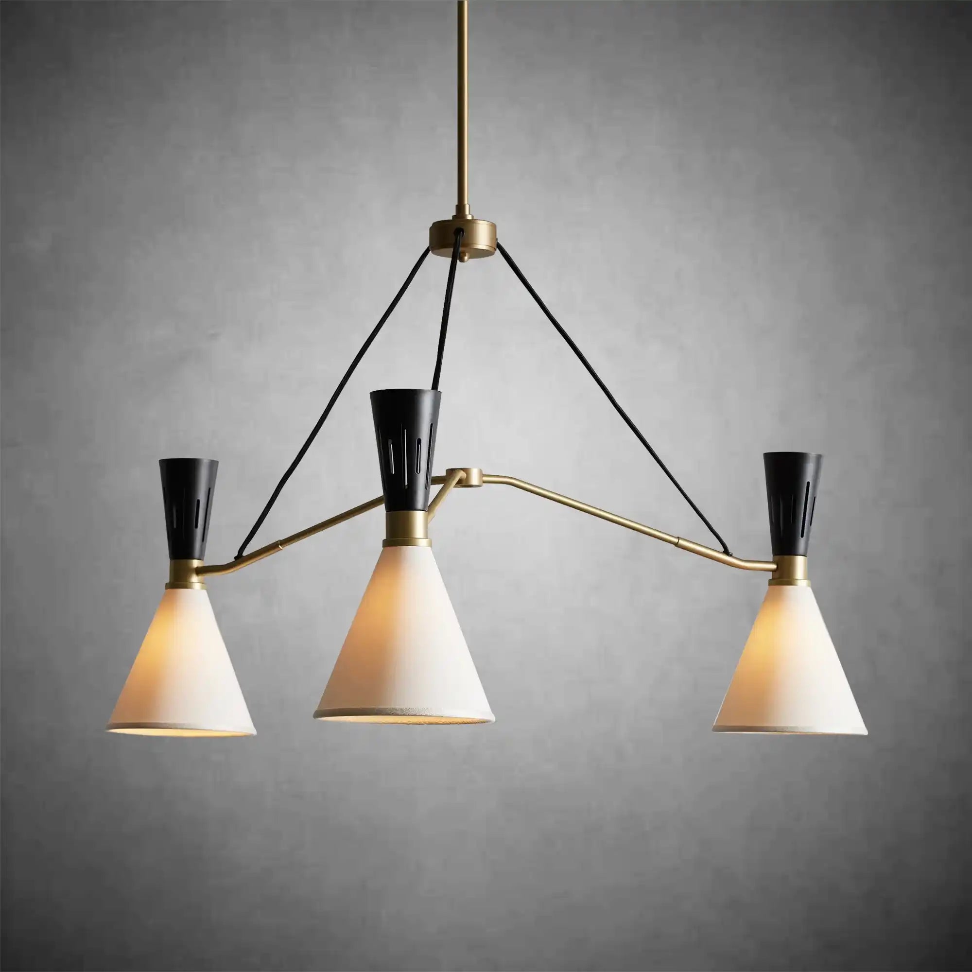 Ramsey 3 - Light Round Chandelier - fovolighting