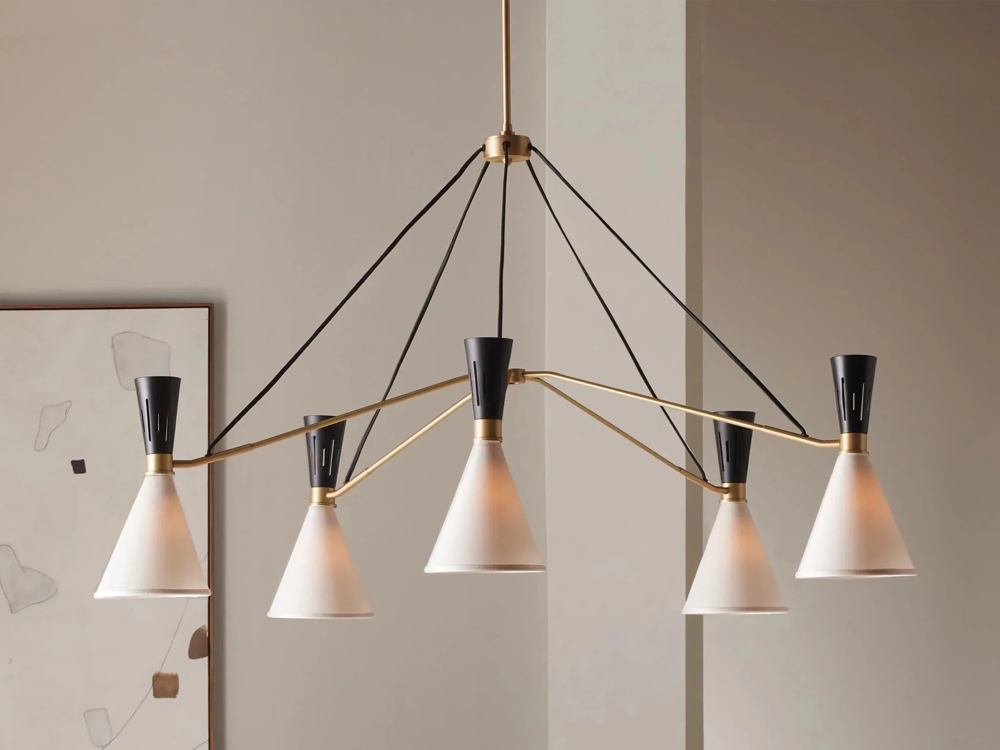 Ramsey 5 - Light Round Chandelier - fovolighting