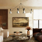 Ramsey 6 - Light Linear Chandelier - fovolighting