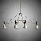 Ramsey 6 - Light Linear Chandelier - fovolighting