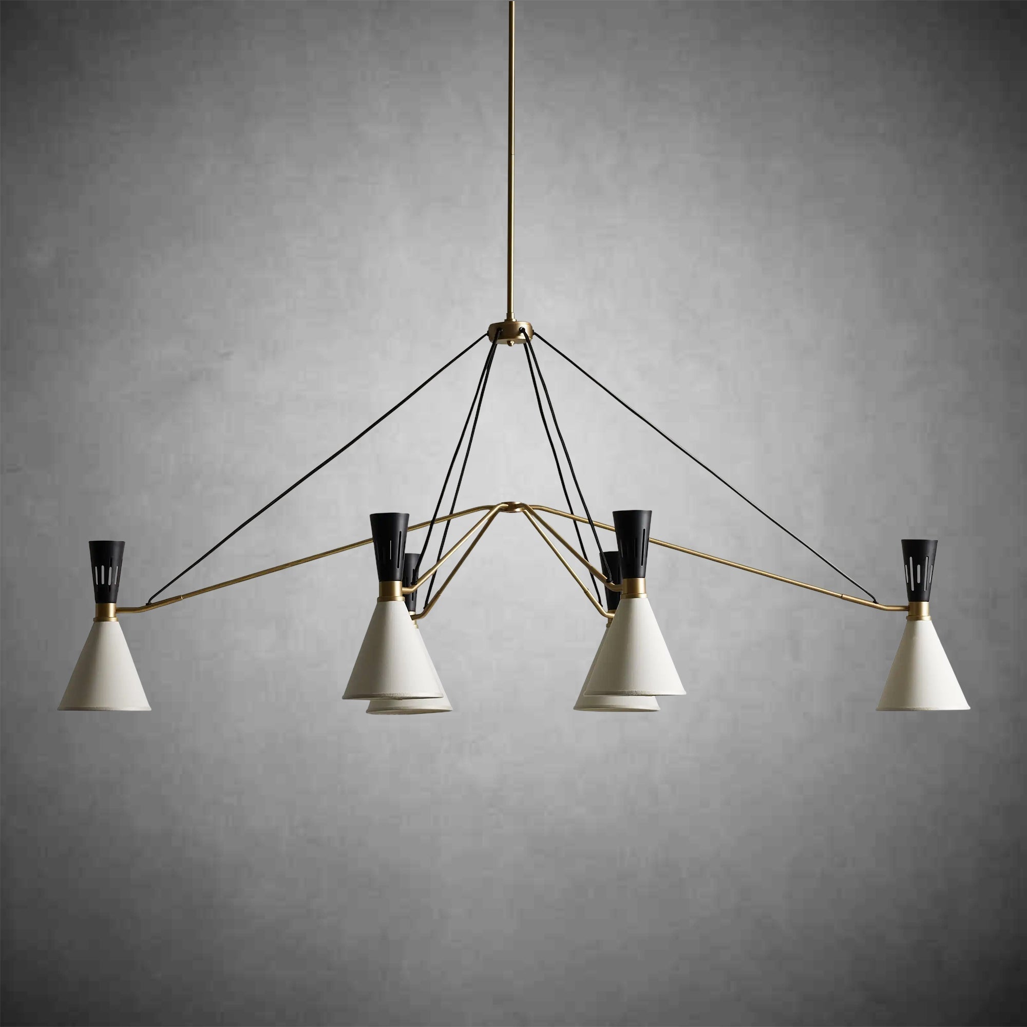 Ramsey 6 - Light Linear Chandelier - fovolighting