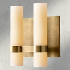 Ravay Milk Glass Double Sconce - fovolighting