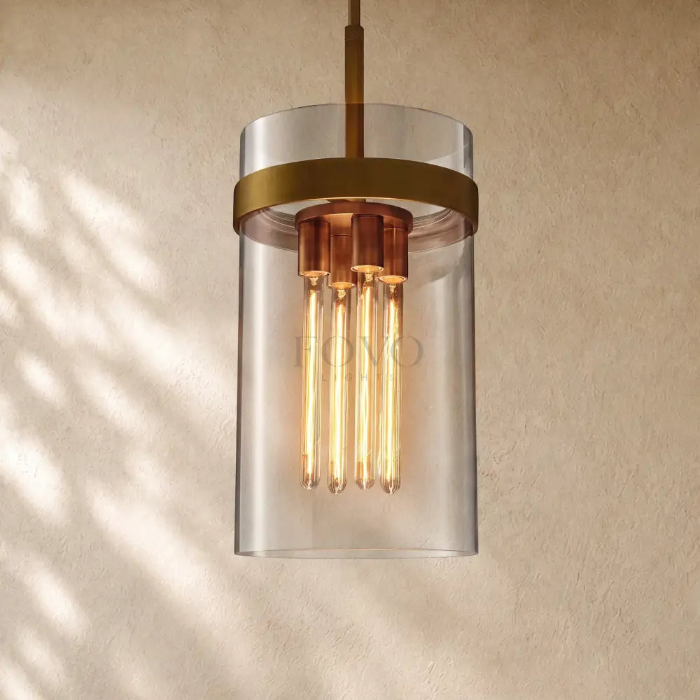 Ravella Clear Glass Cord Pendant
