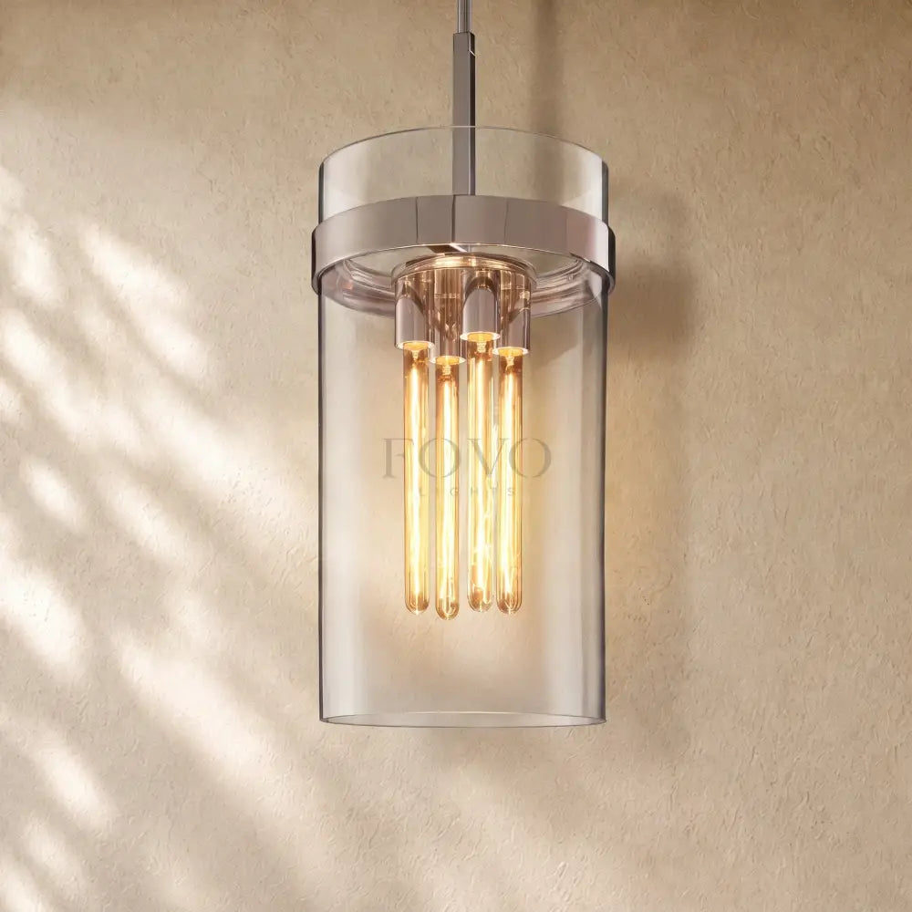 Ravella Clear Glass Cord Pendant