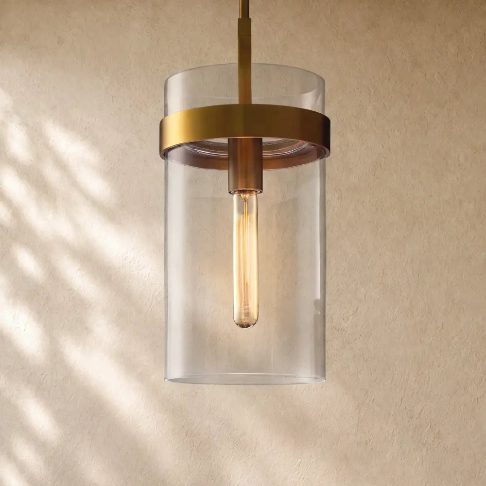 Ravella Clear Glass Cord Pendant