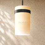Ravella Milk Glass Cord Pendant