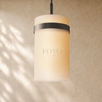 Ravella Milk Glass Cord Pendant