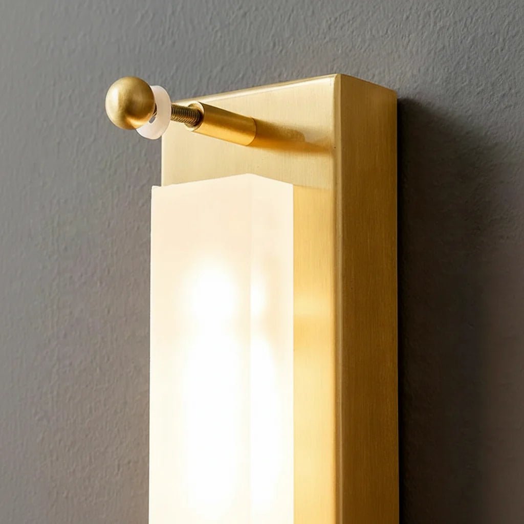 Renzo Glass & Copper Wall Sconce - fovolighting