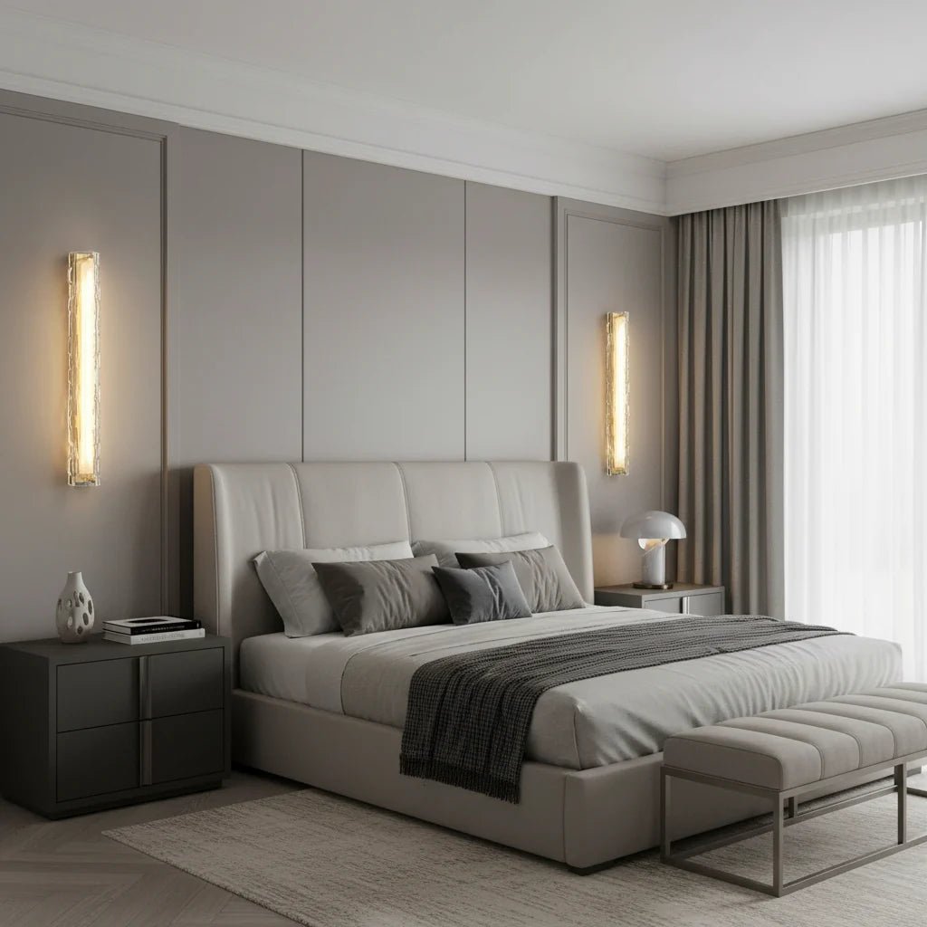 Renzo Glass & Copper Wall Sconce - fovolighting