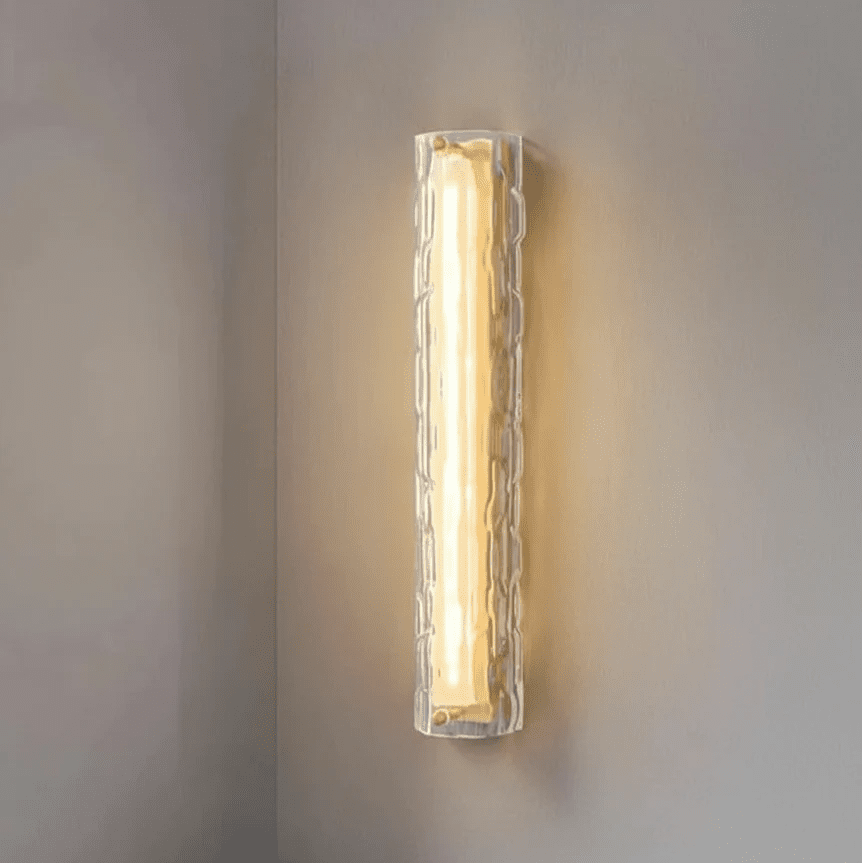 Renzo Glass & Copper Wall Sconce - fovolighting
