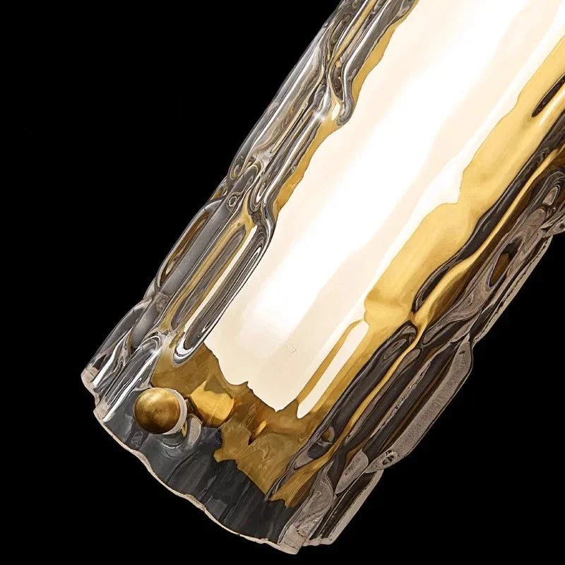 Renzo Glass & Copper Wall Sconce - fovolighting