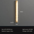 Renzo Glass & Copper Wall Sconce - fovolighting