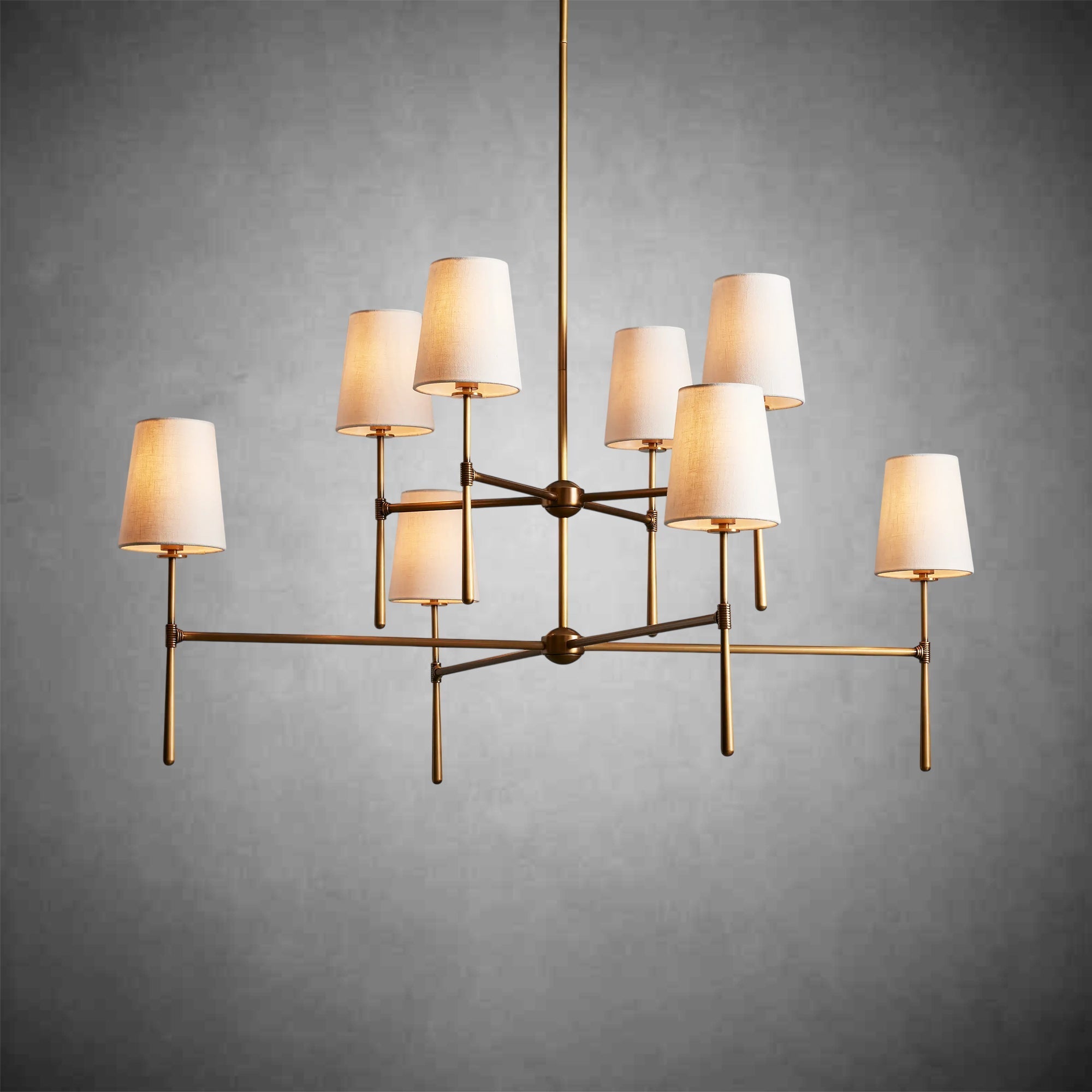 Rhodes 2 - Tier Round Chandelier - fovolighting