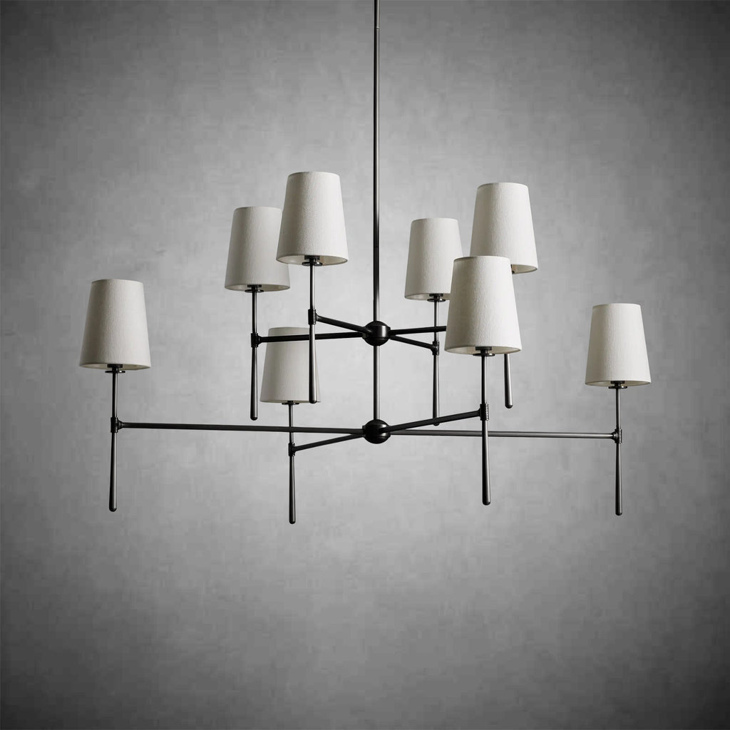 Rhodes 2 - Tier Round Chandelier - fovolighting