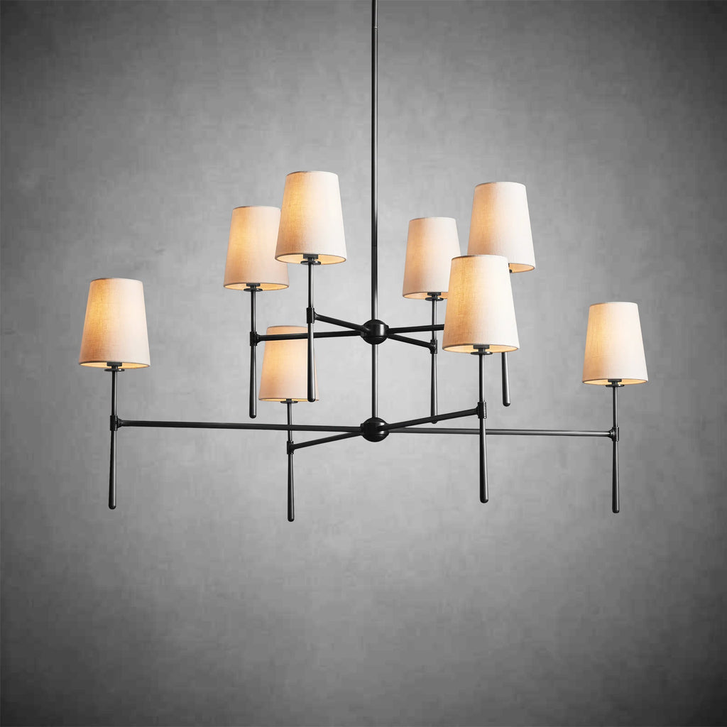 Rhodes 2 - Tier Round Chandelier - fovolighting