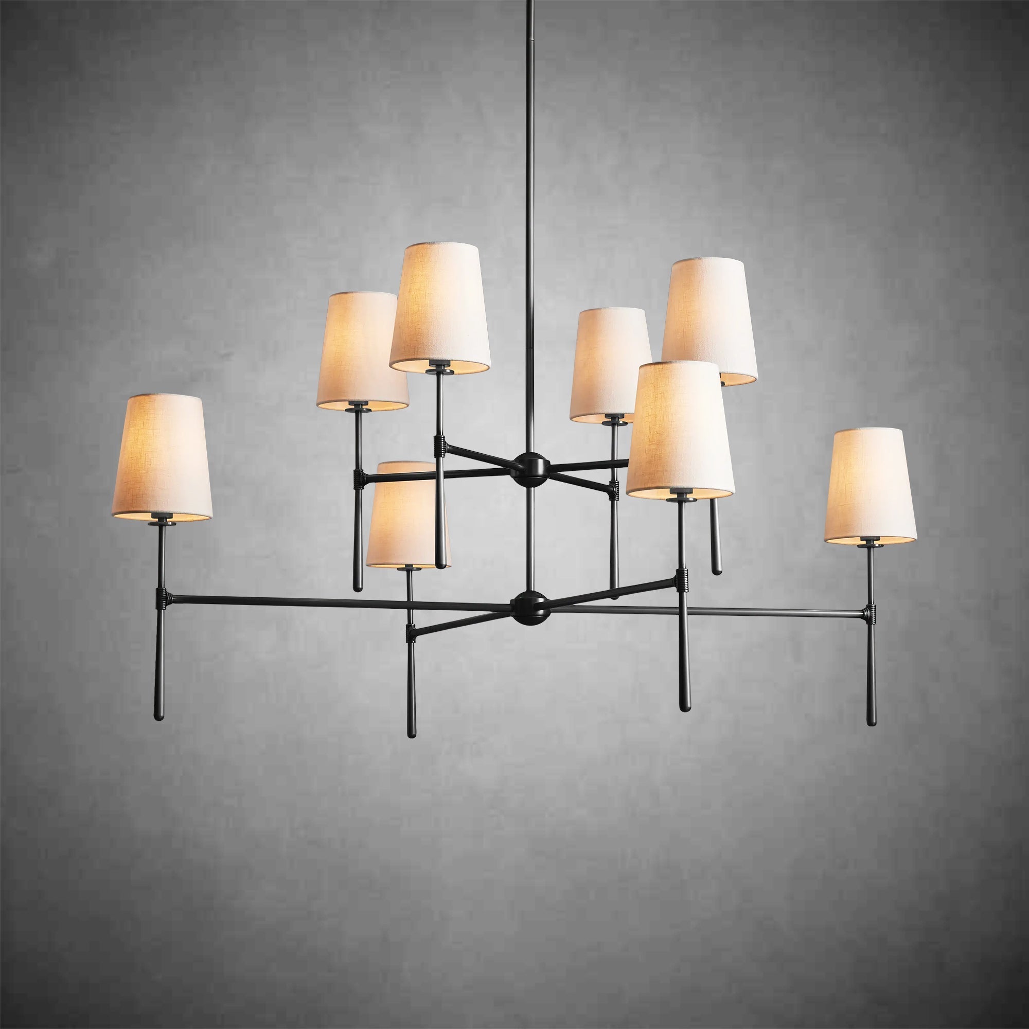 Rhodes 2 - Tier Round Chandelier - fovolighting