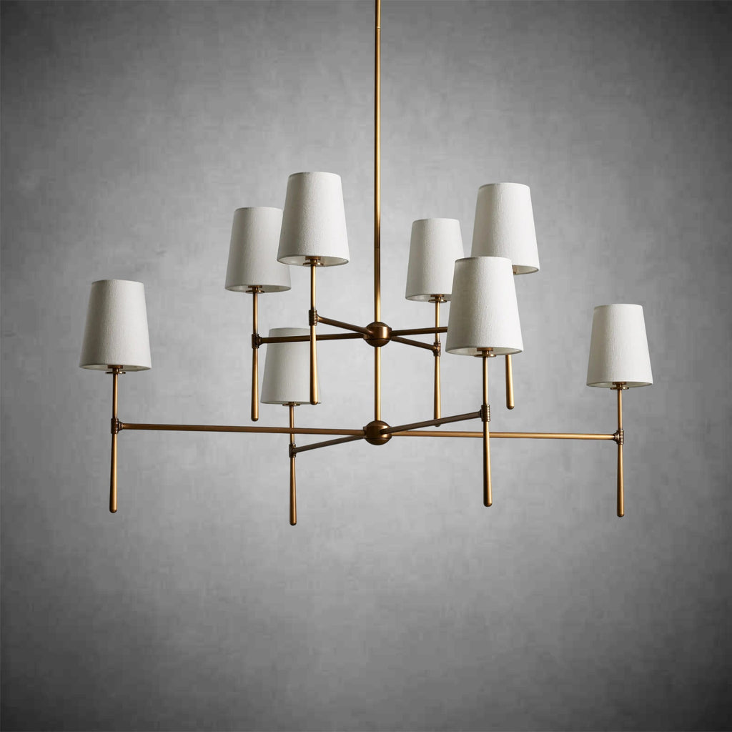 Rhodes 2 - Tier Round Chandelier - fovolighting