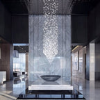 Riston Multi Crystal Pendant Chandelier - fovolighting