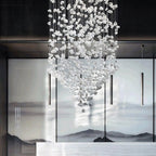 Riston Multi Crystal Pendant Chandelier - fovolighting