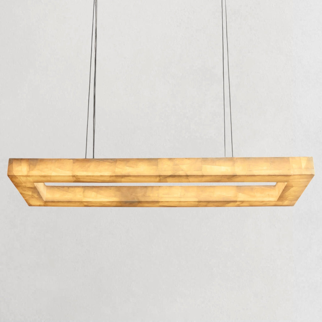 Rivaga Lueur Rectangular Chandelier - fovolighting
