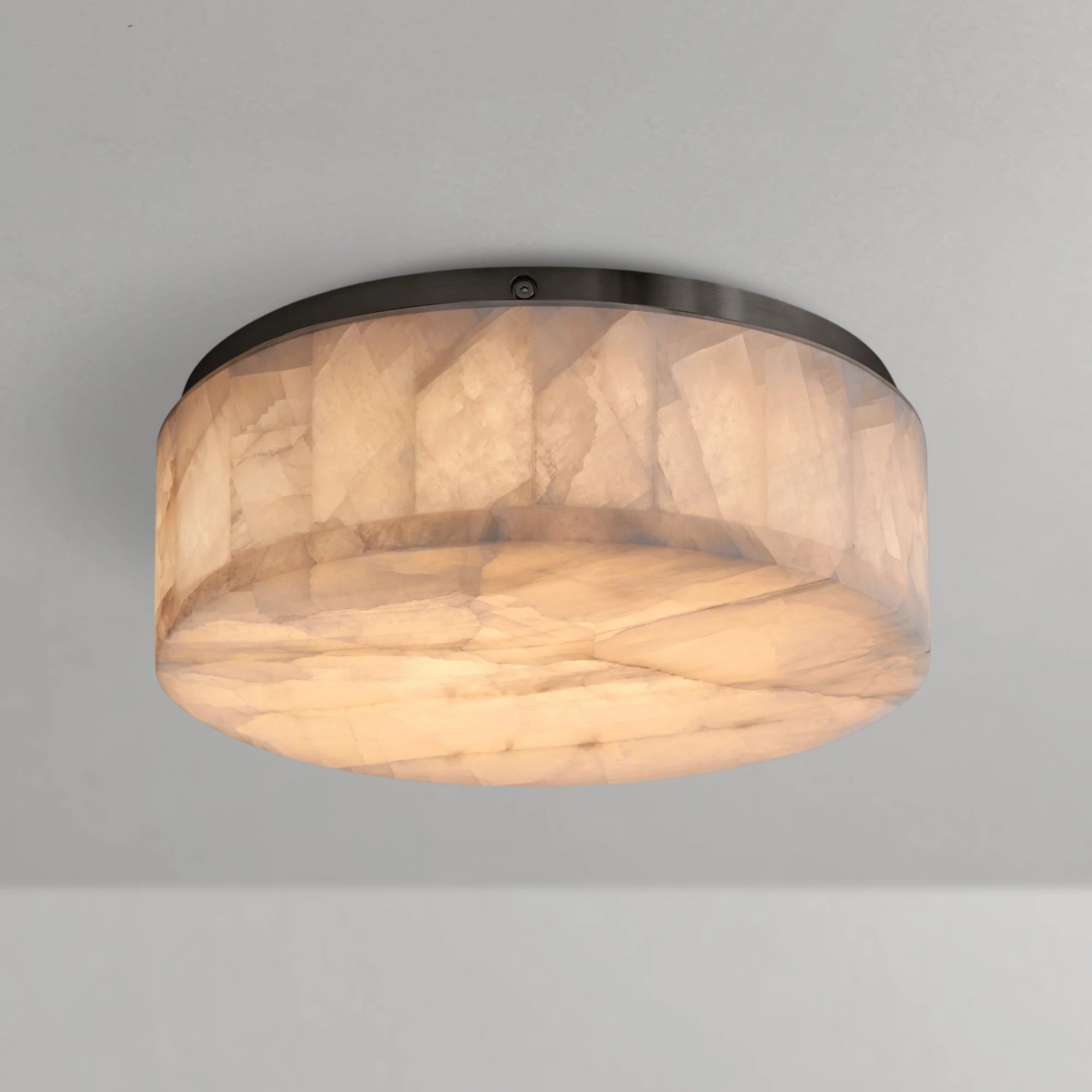 Rivaga Lueur Round Flushmount - fovolighting