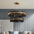 Rivaro 2 - Tier Modern Chandelier - fovolighting