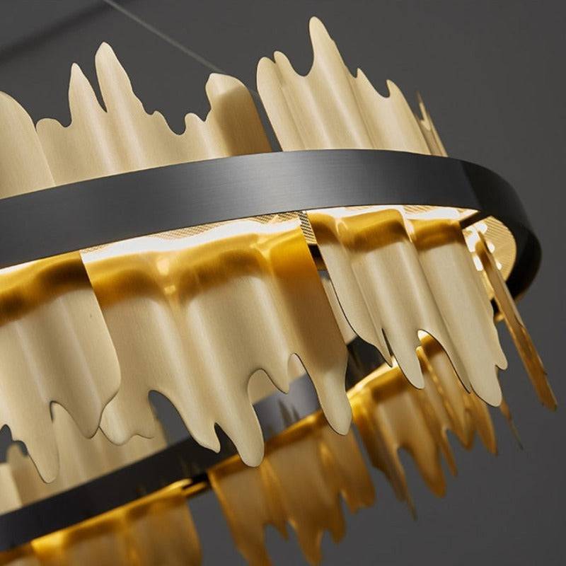 Rivaro Modern Brass Chandelier - fovolighting