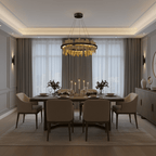 Rivaro Modern Brass Chandelier - fovolighting