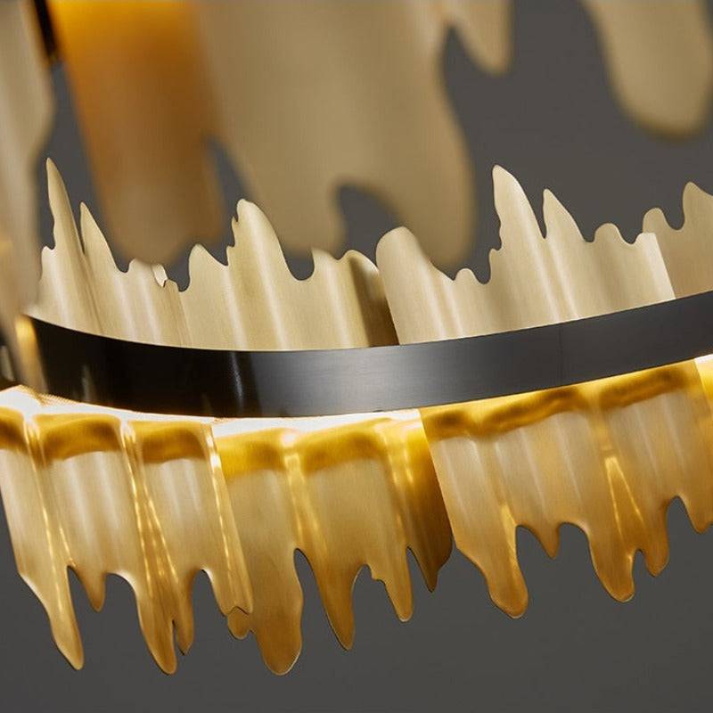 Rivaro Modern Brass Chandelier - fovolighting