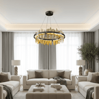 Rivaro Modern Brass Chandelier - fovolighting