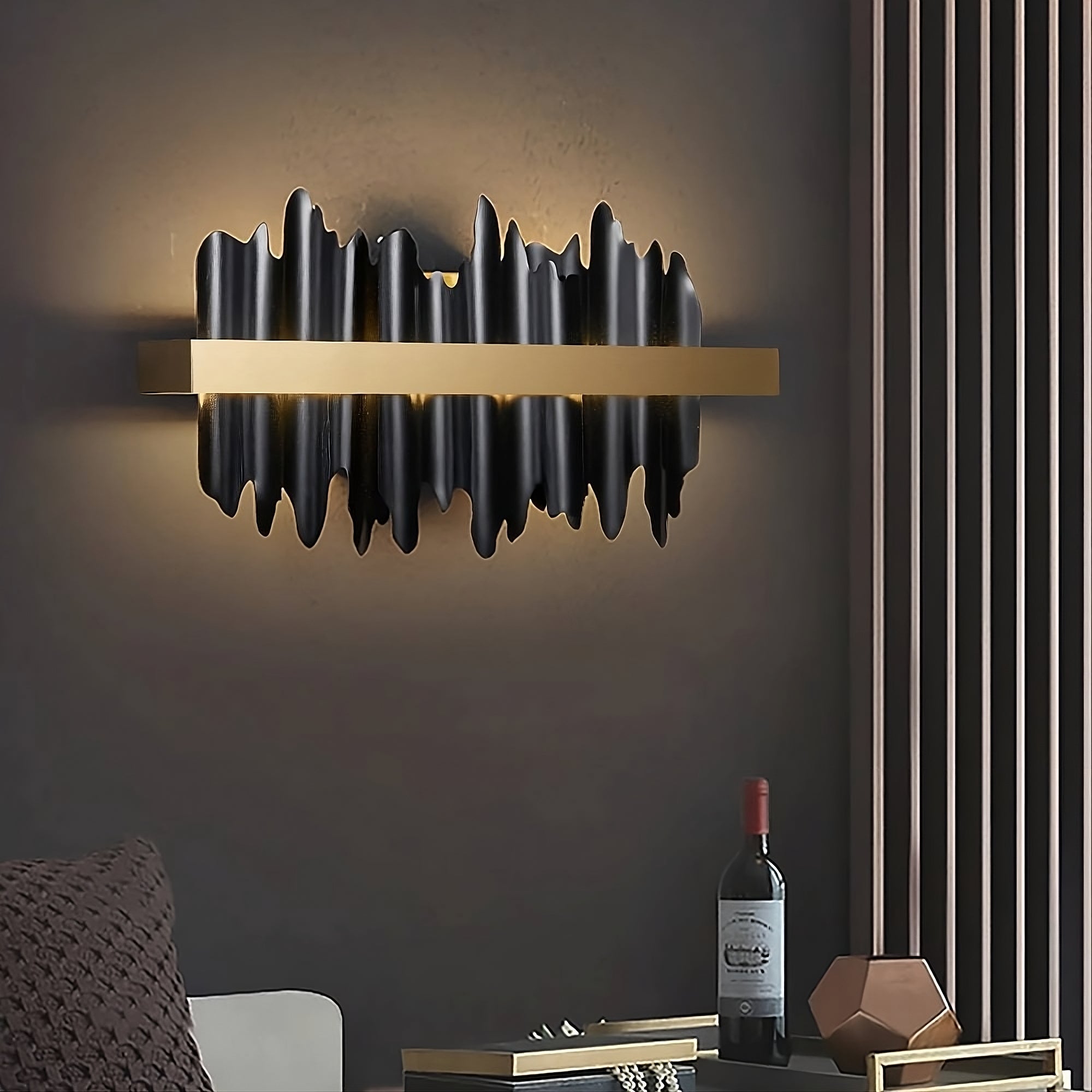 Rivaro Modern Brass Wall Sconce - fovolighting
