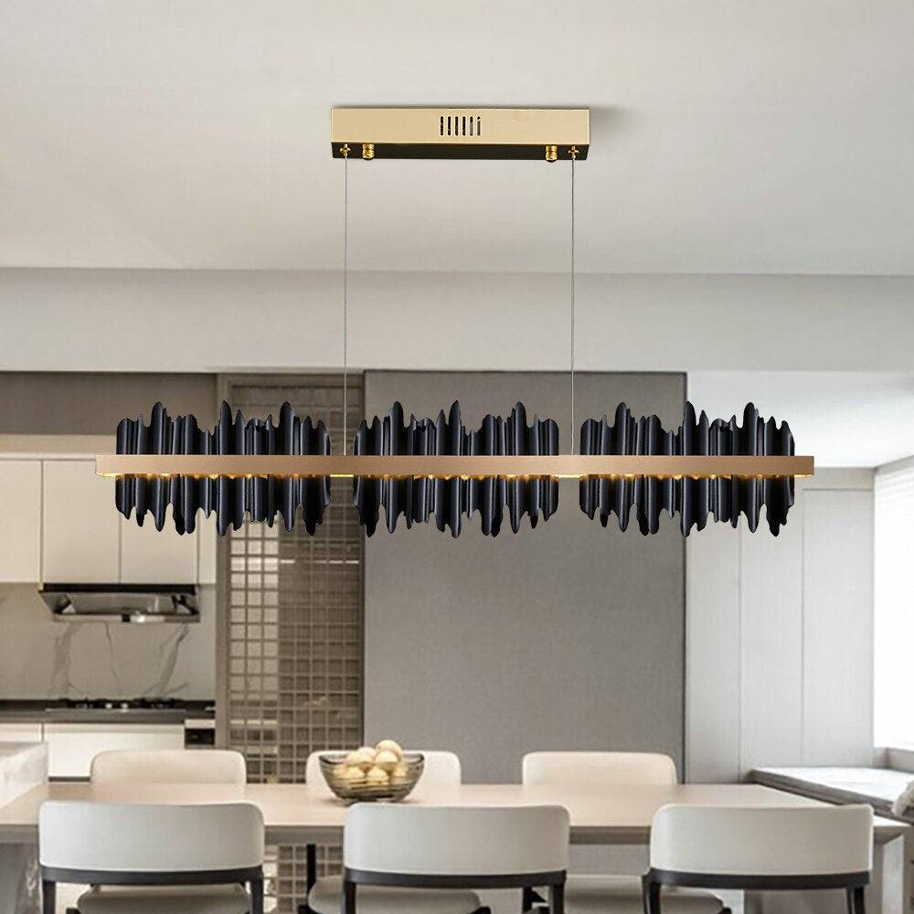 Rivaro Modern Linear Chandelier - fovolighting