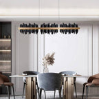Rivaro Modern Linear Chandelier - fovolighting