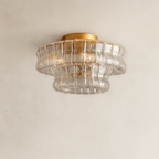 Riviera 20" Flush Mount Chandelier - fovolighting