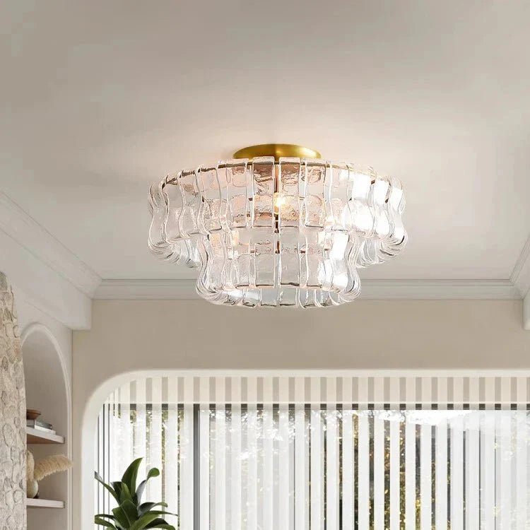 Riviera 20" Flush Mount Chandelier - fovolighting