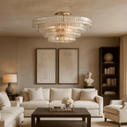 Riviera 35" Flush Mount Chandelier - fovolighting
