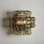 Riviera Smoke Glass Sconce - fovolighting