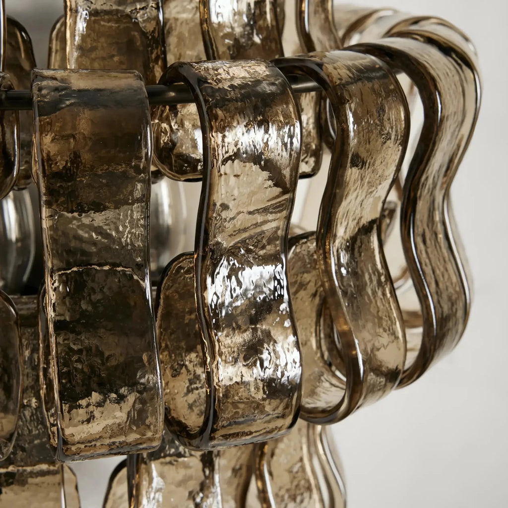 Riviera Smoke Glass Sconce - fovolighting
